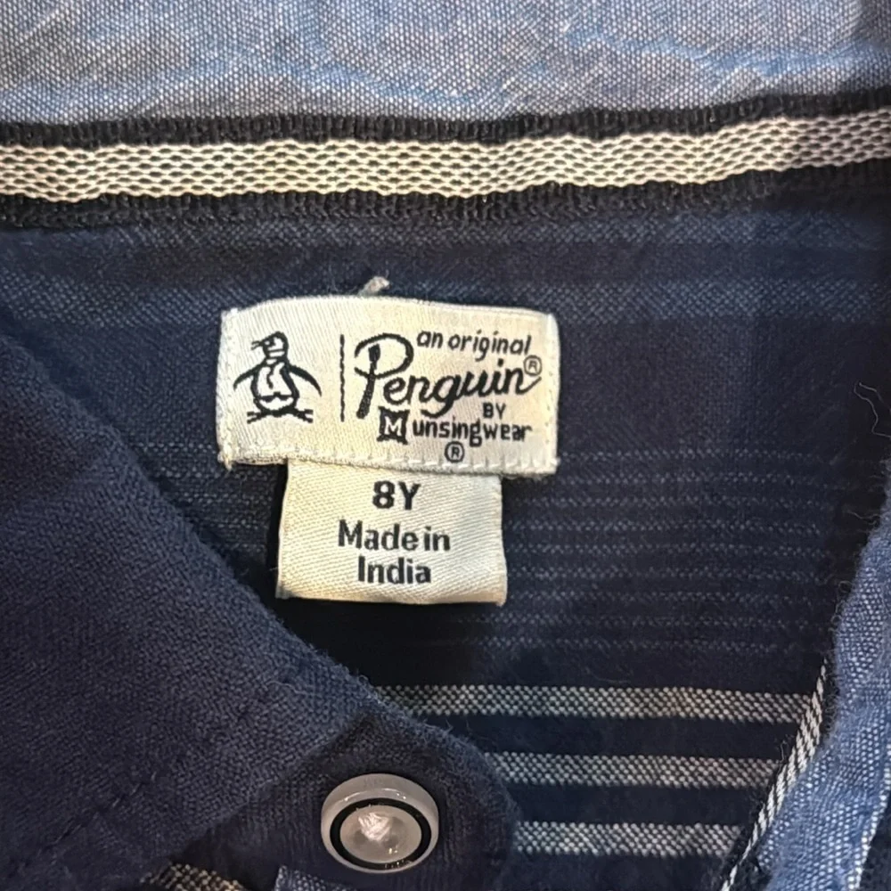 EUC Original Penguin striped button down, sz 8